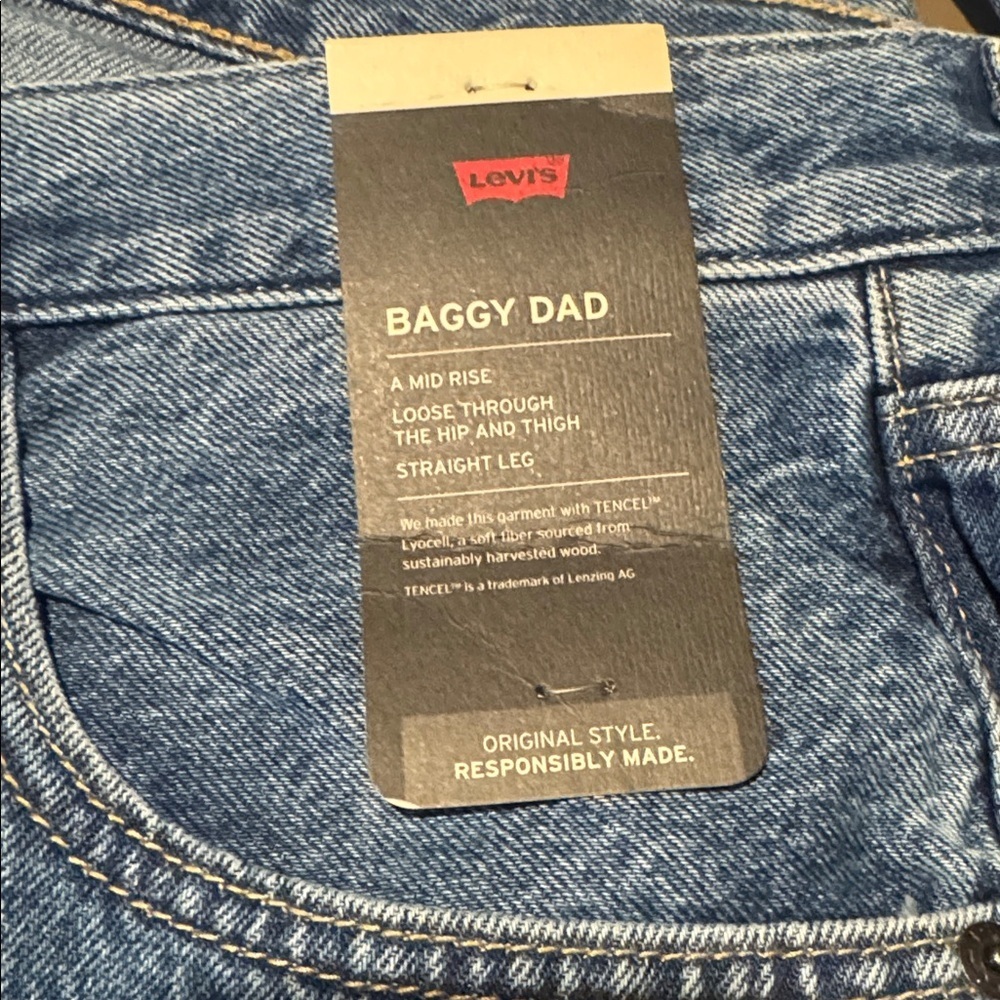 Levi’s Baggy Dad Jeans 14W - Picture 2 of 6